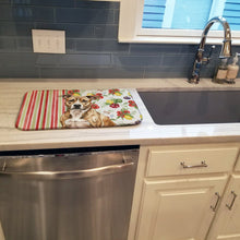 Load image into Gallery viewer, Brindle American Staffordshire Terrier Vegetables Dish Drying Mat