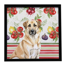 Load image into Gallery viewer, Anatolian Shepherd Dog Vegetables Framed Metal Print