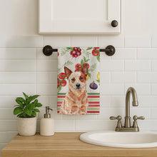 Load image into Gallery viewer, Red Heeler Australian Cattle Dog Vegetables Kitchen Towel