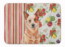 Load image into Gallery viewer, Red Heeler Australian Cattle Dog Vegetables Memory Foam Kitchen Mat
