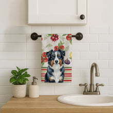 Load image into Gallery viewer, Black Australian Shepherd Vegetables Kitchen Towel