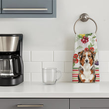 Load image into Gallery viewer, Red Merle Australian Shepherd Vegetables Kitchen Towel