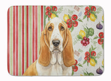 Load image into Gallery viewer, Lemon and White Basset Hound Vegetables Memory Foam Kitchen Mat