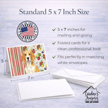Load image into Gallery viewer, Lemon and White Beagle Vegetables Greeting Cards Pack of 8