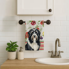 Load image into Gallery viewer, Black Bearded Collie Vegetables Kitchen Towel