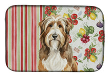 Load image into Gallery viewer, Brown Bearded Collie Vegetables Dish Drying Mat