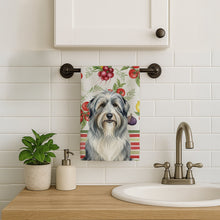 Load image into Gallery viewer, Bearded Collie Vegetables Kitchen Towel