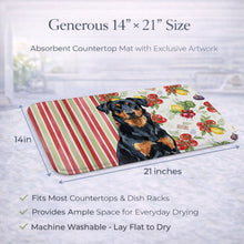 Load image into Gallery viewer, Beauceron Vegetables Dish Drying Mat