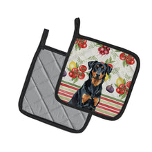 Load image into Gallery viewer, Beauceron Vegetables Pair of Pot Holders