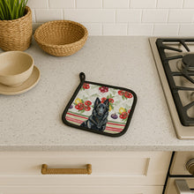 Load image into Gallery viewer, Belgian Sheepdog Groenendael Vegetables Pair of Pot Holders