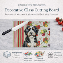 Load image into Gallery viewer, Berndoodle Vegetables Glass Cutting Board