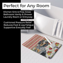 Load image into Gallery viewer, Bluetick Coonhound Vegetables Memory Foam Kitchen Mat