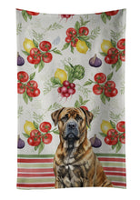 Load image into Gallery viewer, Brindle Boerboel Vegetables Kitchen Towel
