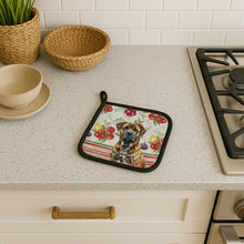 Load image into Gallery viewer, Brindle Boerboel Vegetables Pair of Pot Holders