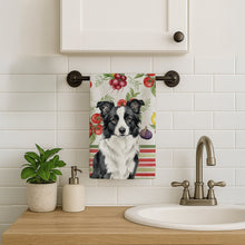 Load image into Gallery viewer, Border Collie Vegetables Kitchen Towel