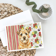 Load image into Gallery viewer, Wheaten Border Terrier Vegetables Greeting Cards Pack of 8