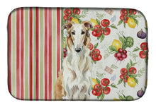 Load image into Gallery viewer, Borzoi Vegetables Dish Drying Mat