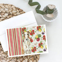Load image into Gallery viewer, Borzoi Vegetables Greeting Cards Pack of 8