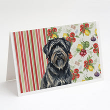 Load image into Gallery viewer, Bouvier des Flandres Vegetables Greeting Cards Pack of 8