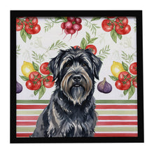 Load image into Gallery viewer, Bouvier des Flandres Vegetables Framed Metal Print