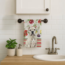 Load image into Gallery viewer, White Boxer Vegetables Kitchen Towel
