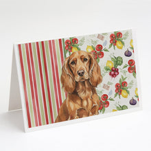 Load image into Gallery viewer, Boykin Spaniel Vegetables Greeting Cards Pack of 8