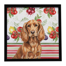 Load image into Gallery viewer, Boykin Spaniel Vegetables Framed Metal Print