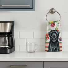 Load image into Gallery viewer, Black Briard Vegetables Kitchen Towel