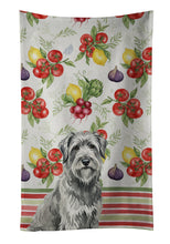 Load image into Gallery viewer, Gray Briard Vegetables Kitchen Towel