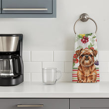 Load image into Gallery viewer, Red Brussels Griffon Vegetables Kitchen Towel