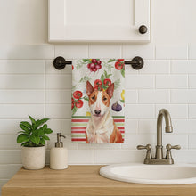 Load image into Gallery viewer, Red and White Bull Terrier Vegetables Kitchen Towel