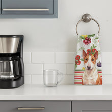 Load image into Gallery viewer, Red and White Bull Terrier Vegetables Kitchen Towel