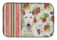 Load image into Gallery viewer, White Bull Terrier Vegetables Dish Drying Mat