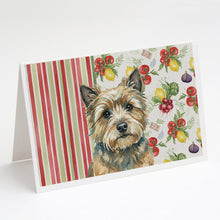 Load image into Gallery viewer, Cairn Terrier Vegetables Greeting Cards Pack of 8