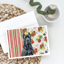 Load image into Gallery viewer, Cane Corso Vegetables Greeting Cards Pack of 8