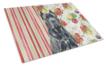 Load image into Gallery viewer, Cane Corso Vegetables Glass Cutting Board
