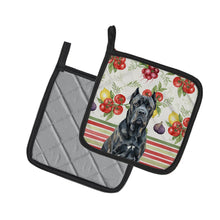 Load image into Gallery viewer, Cane Corso Vegetables Pair of Pot Holders