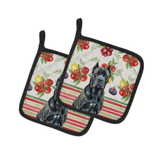 Load image into Gallery viewer, Cane Corso Vegetables Pair of Pot Holders