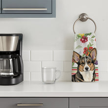 Load image into Gallery viewer, Brindle Cardigan Welsh Corgi Vegetables Kitchen Towel