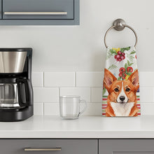 Load image into Gallery viewer, Red Cardigan Welsh Corgi Vegetables Kitchen Towel