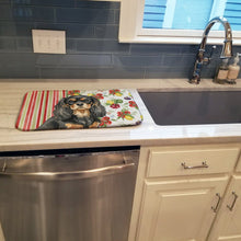 Load image into Gallery viewer, Black and Tan Cavalier Spaniel Vegetables Dish Drying Mat