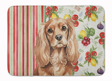 Load image into Gallery viewer, Ruby Cavalier Spaniel Vegetables Memory Foam Kitchen Mat