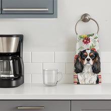 Load image into Gallery viewer, Tricolor Cavalier Spaniel Vegetables Kitchen Towel