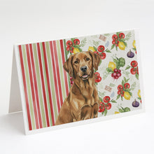 Load image into Gallery viewer, Chesapeake Bay Retriever Vegetables Greeting Cards Pack of 8