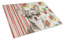 Load image into Gallery viewer, Chihuahua Vegetables Glass Cutting Board