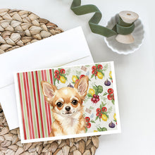 Load image into Gallery viewer, Fawn Chihuahua Vegetables Greeting Cards Pack of 8
