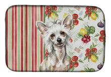 Load image into Gallery viewer, Hairless Mottled Pattern Chinese Crested Vegetables Dish Drying Mat
