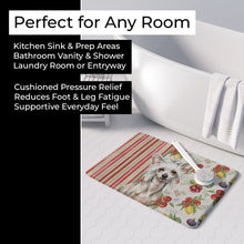 Load image into Gallery viewer, Hairless Mottled Pattern Chinese Crested Vegetables Memory Foam Kitchen Mat