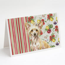 Load image into Gallery viewer, Hairless Palomino Chinese Crested Vegetables Greeting Cards Pack of 8