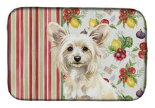 Load image into Gallery viewer, Powderpuff Chinese Crested Vegetables Dish Drying Mat